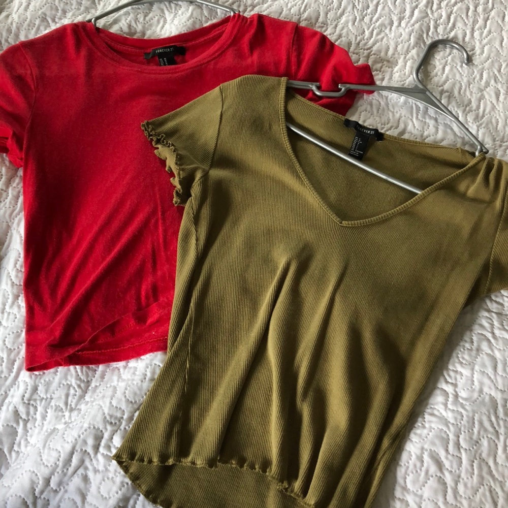 2 forever 21 shirts